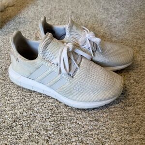 Adidas Cream Knit Sneakers